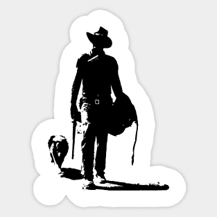 John Wayne // Vintage Style Sticker